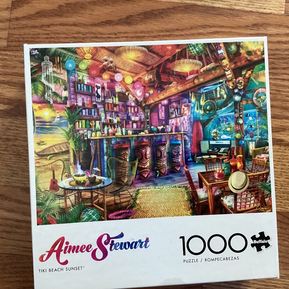 Buffalo 1000 Piece Aimee Stewart  " Beach Sunset " Puzzle